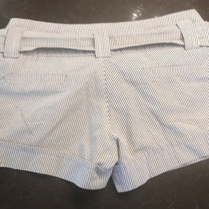 clockhouse Shorts - Clockhouse striped shorts with belt clockhouse Shorts - Clockhouse striped shorts with belt
